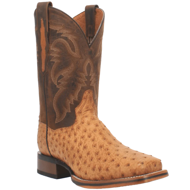 Dan Post Men's Kershaw Saddle Full Quill Ostrich Boots DP4951