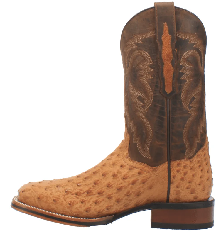 Dan Post Men's Kershaw Saddle Full Quill Ostrich Boots DP4951 - Image 4