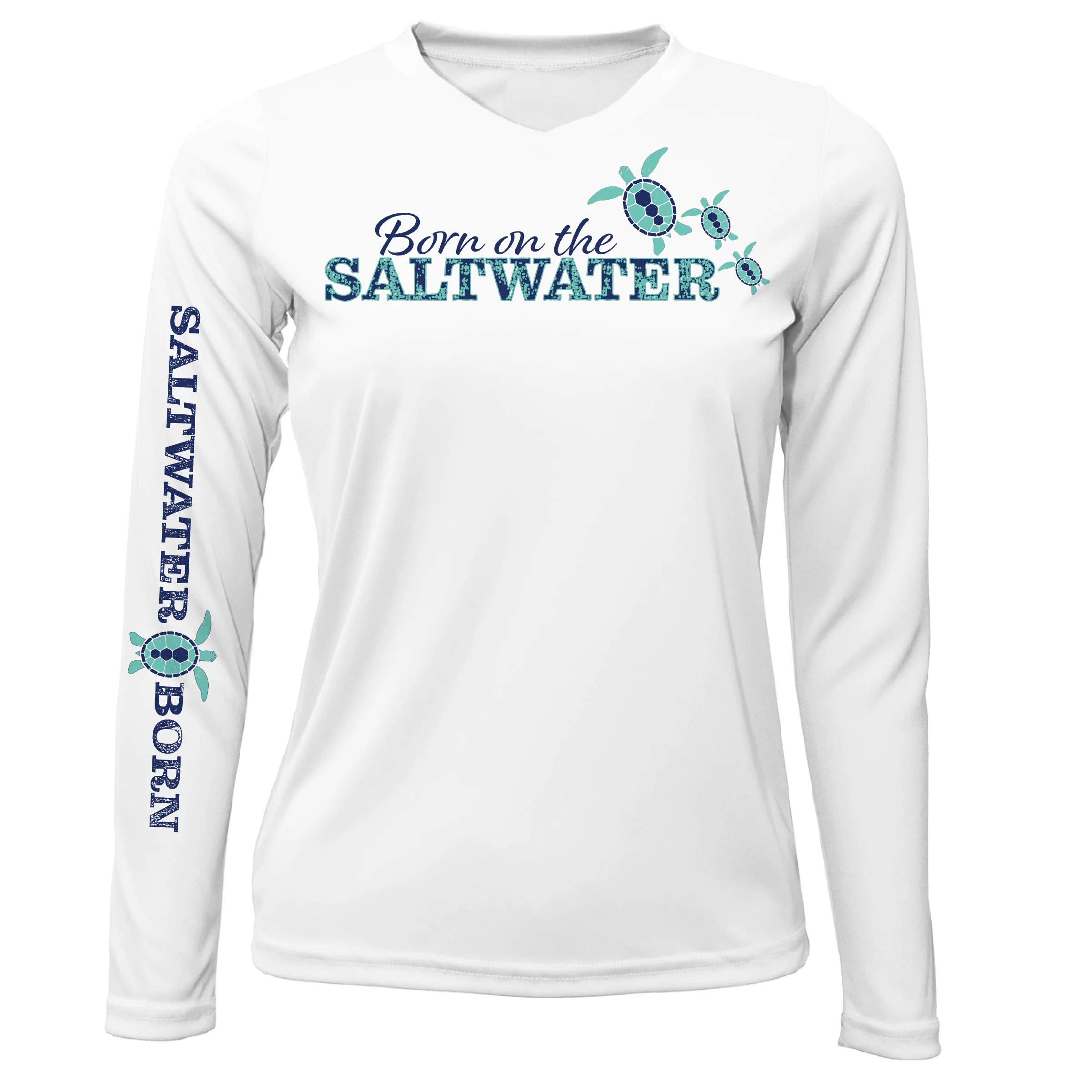Key West "Born On The Saltwater" Long Sleeve UPF 50+ Dry-Fit Shirt - Image 11