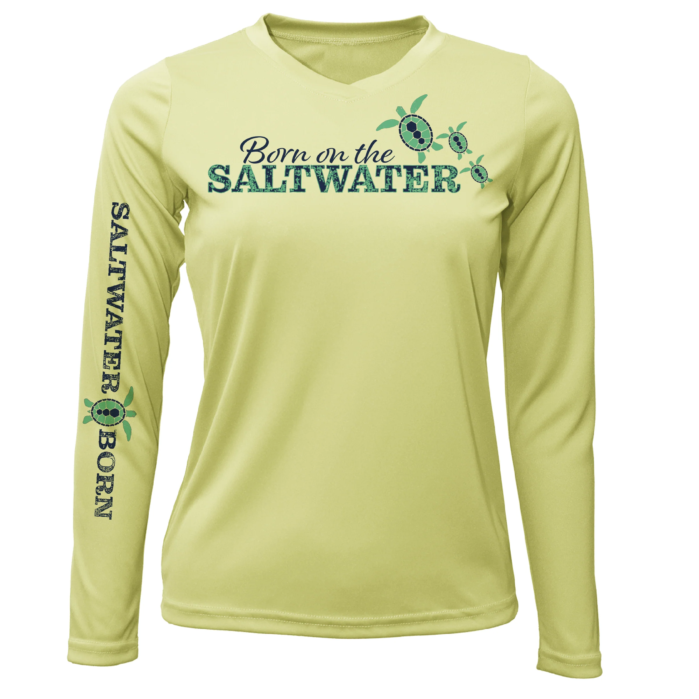 Key West "Born On The Saltwater" Long Sleeve UPF 50+ Dry-Fit Shirt - Image 3