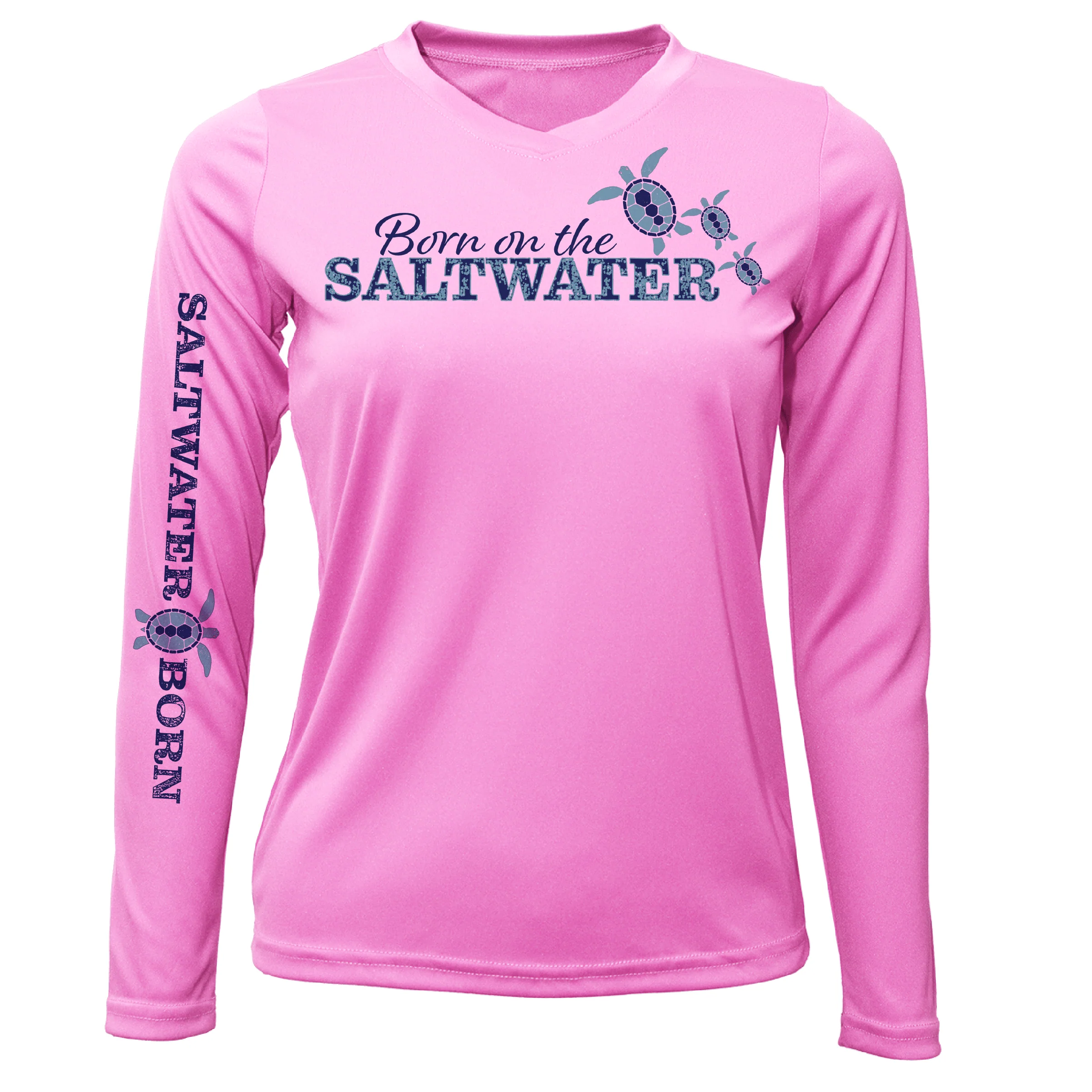 Key West "Born On The Saltwater" Long Sleeve UPF 50+ Dry-Fit Shirt - Image 5