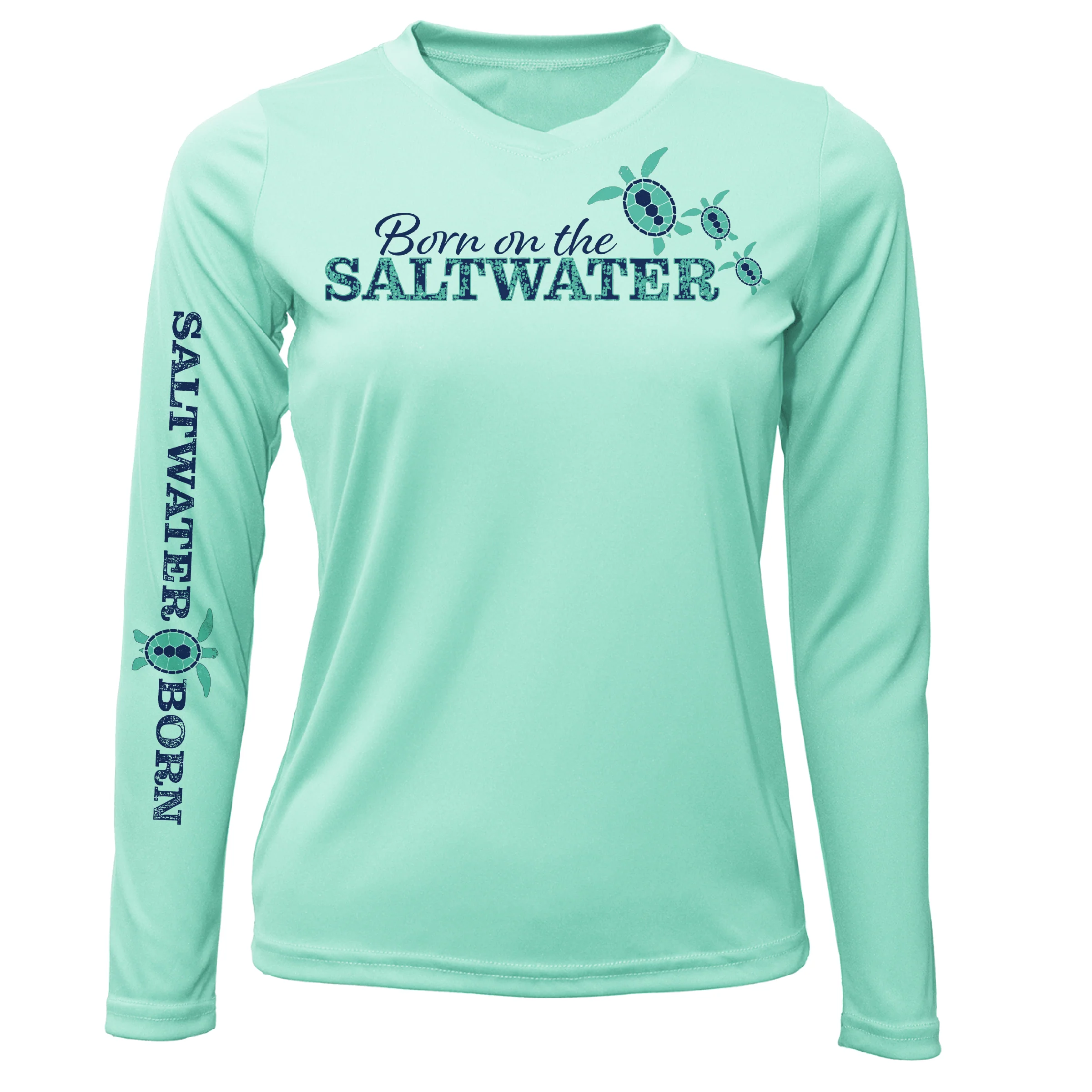 Key West "Born On The Saltwater" Long Sleeve UPF 50+ Dry-Fit Shirt - Image 7