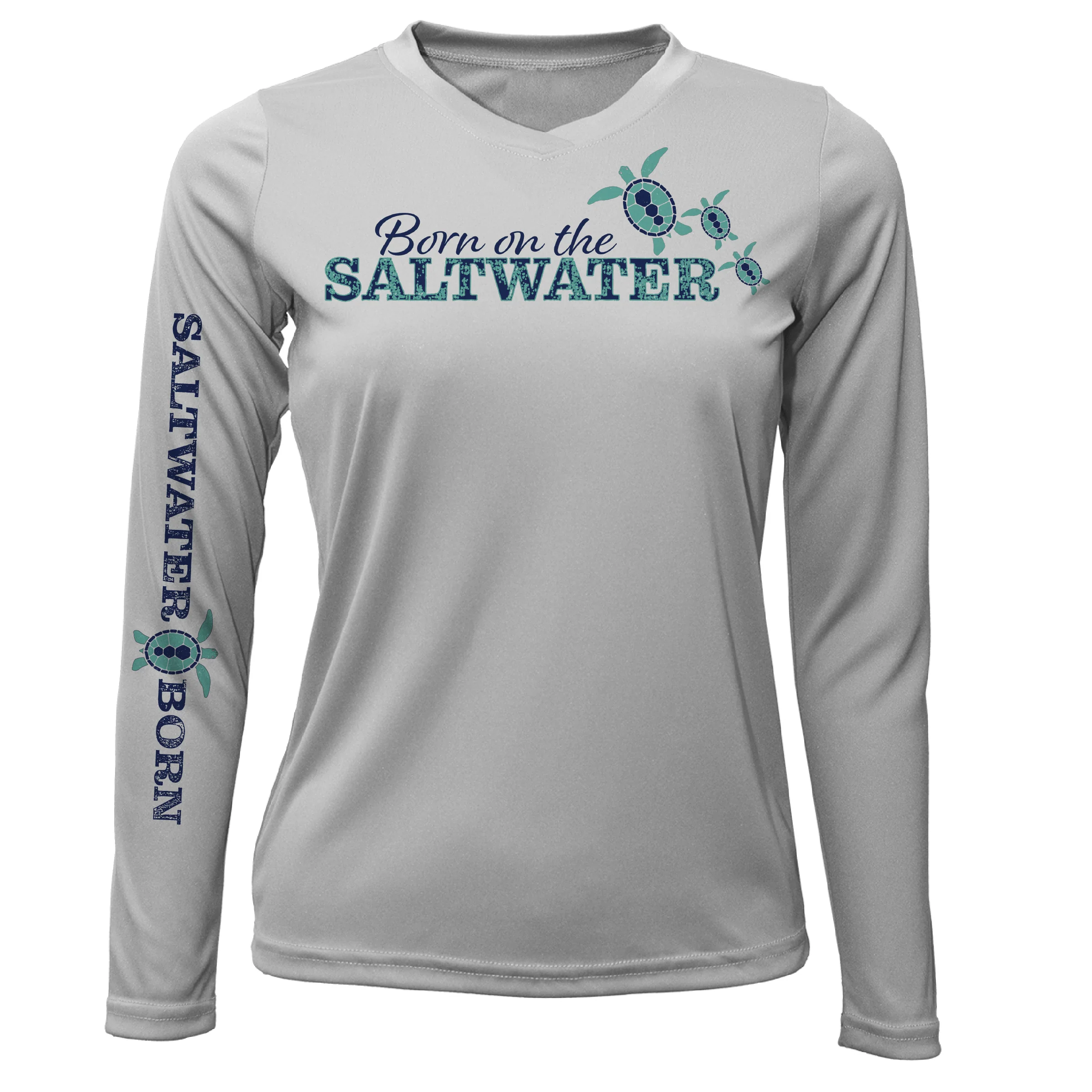 Key West "Born On The Saltwater" Long Sleeve UPF 50+ Dry-Fit Shirt - Image 9