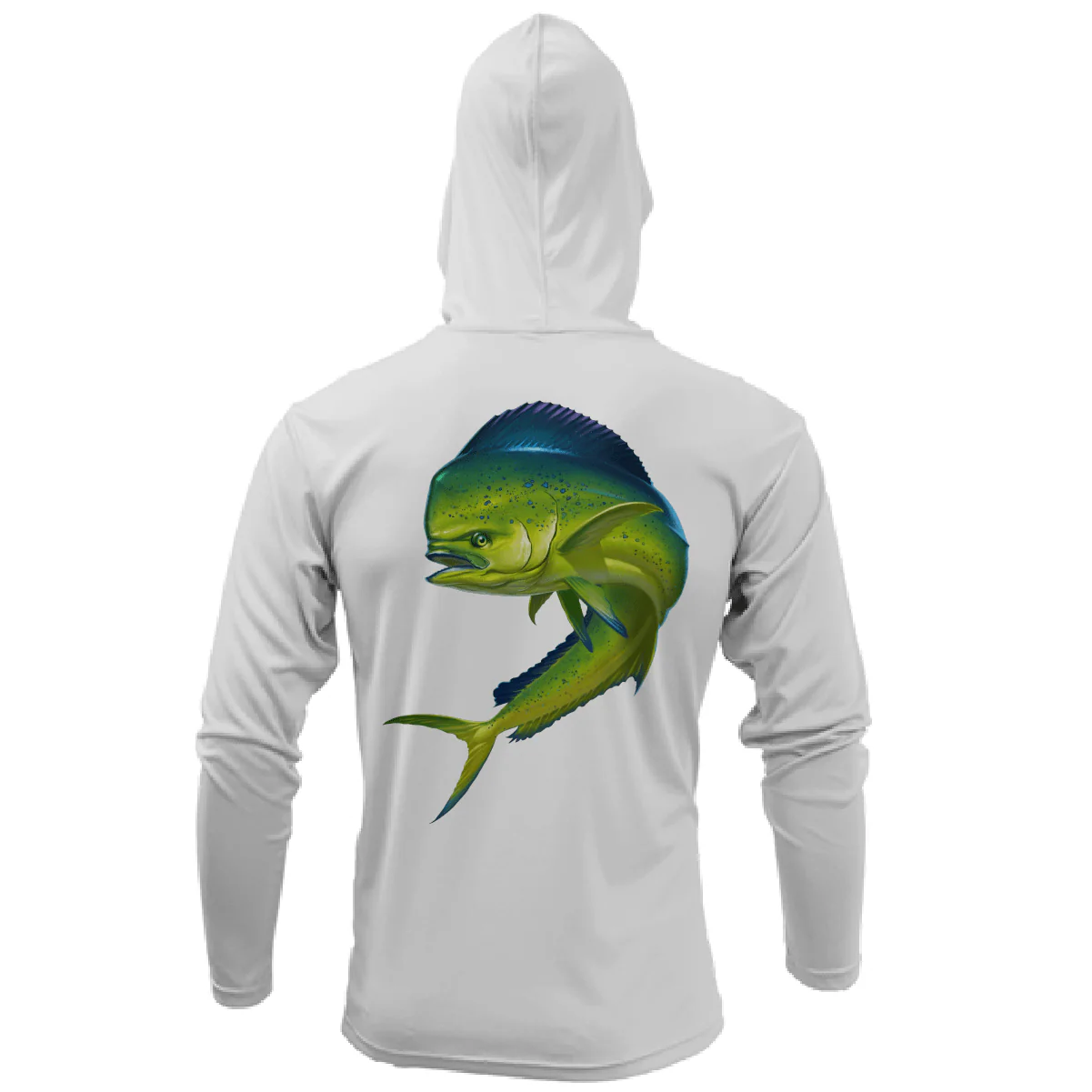 Key West, FL Action Mahi Long Sleeve UPF 50+ Dry-Fit Hoodie - Image 5