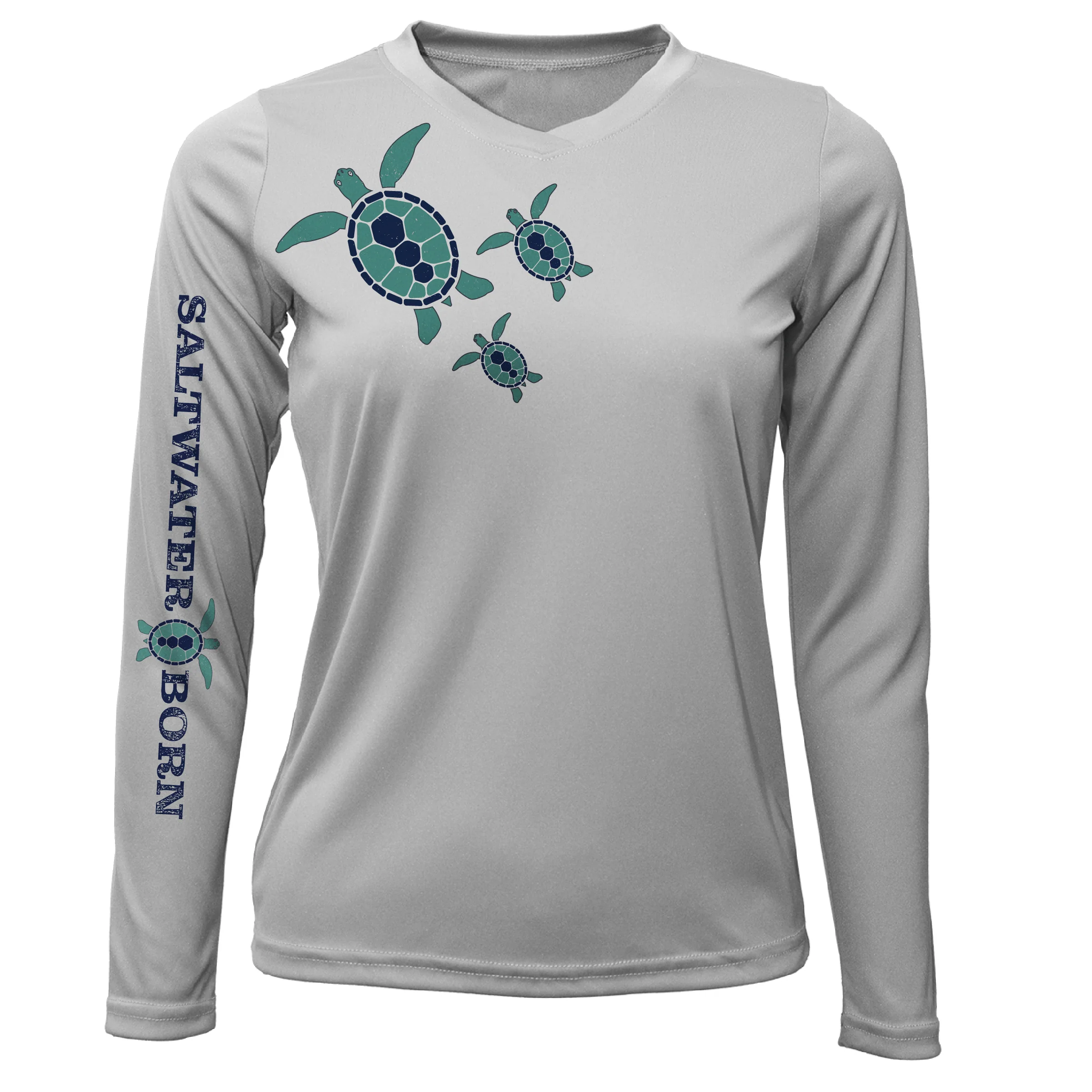 Key West, FL Baby Turtles Long Sleeve UPF 50+ Dry-Fit Shirt - Image 11