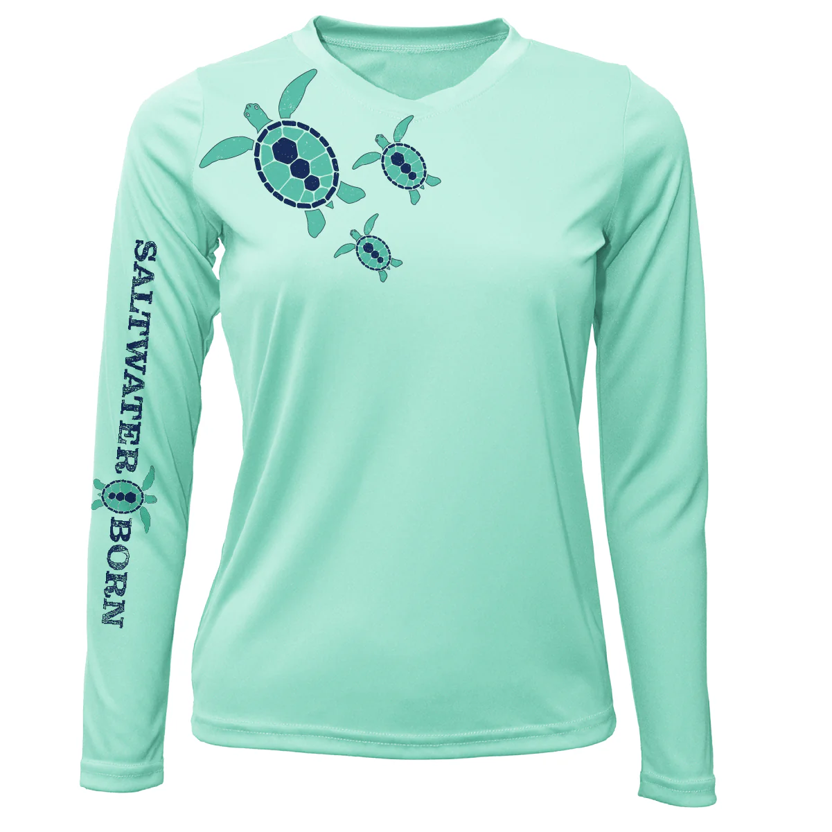 Key West, FL Baby Turtles Long Sleeve UPF 50+ Dry-Fit Shirt - Image 5