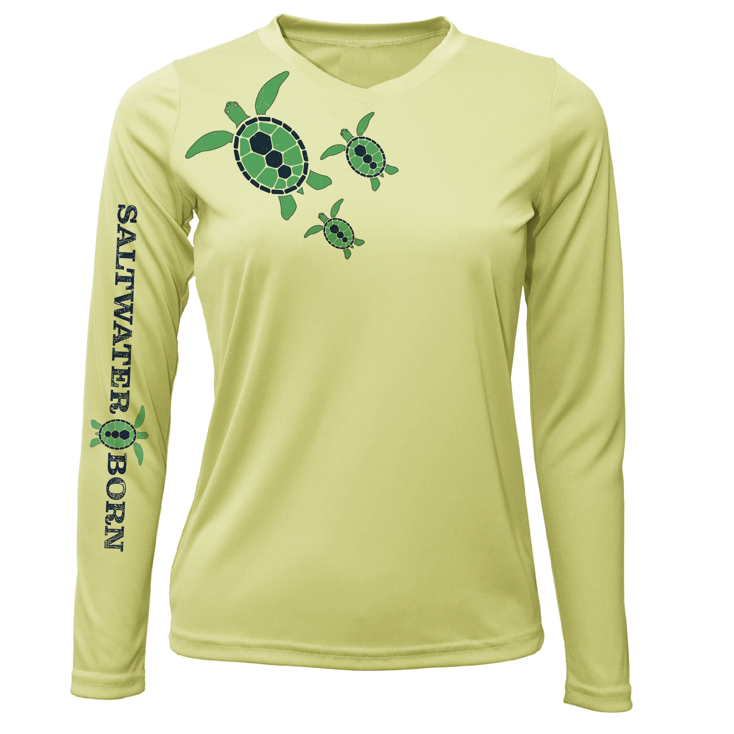 Key West, FL Baby Turtles Long Sleeve UPF 50+ Dry-Fit Shirt - Image 7