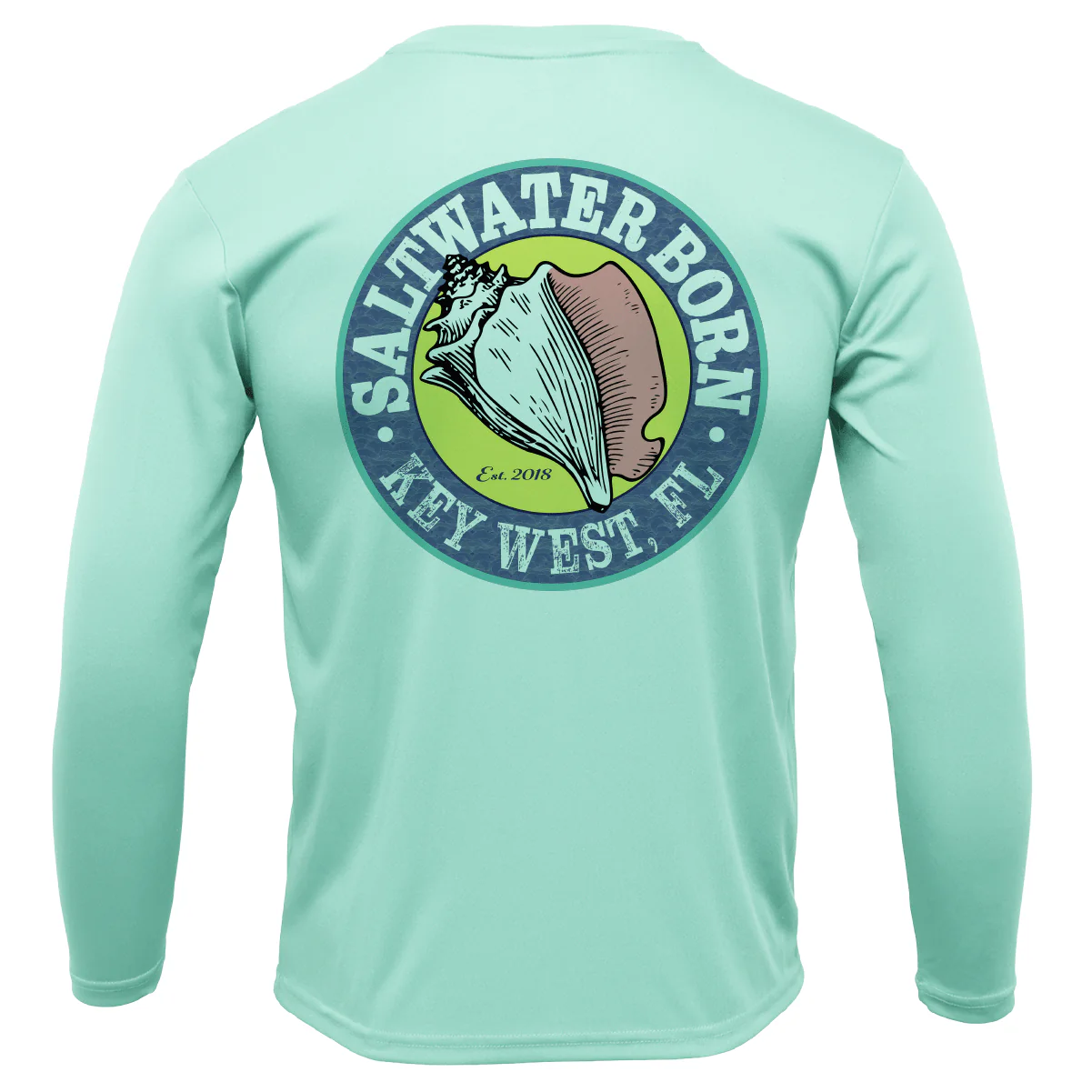 Key West, FL Florida Flag Long Sleeve UPF 50+ Dry-Fit Shirt - Image 10