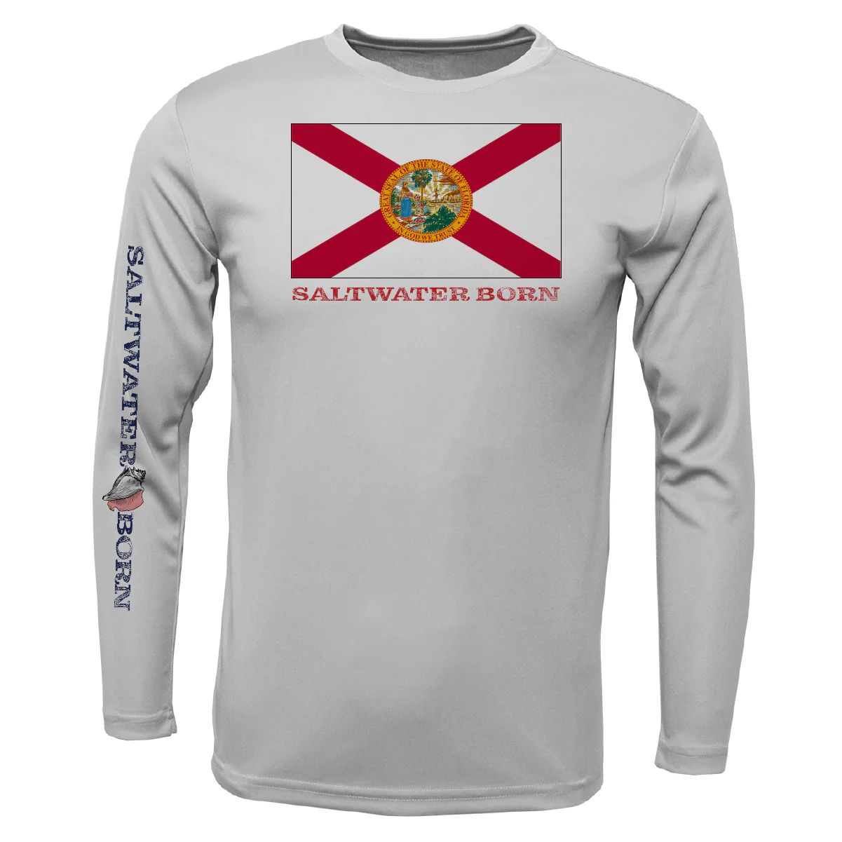 Key West, FL Florida Flag Long Sleeve UPF 50+ Dry-Fit Shirt - Image 4