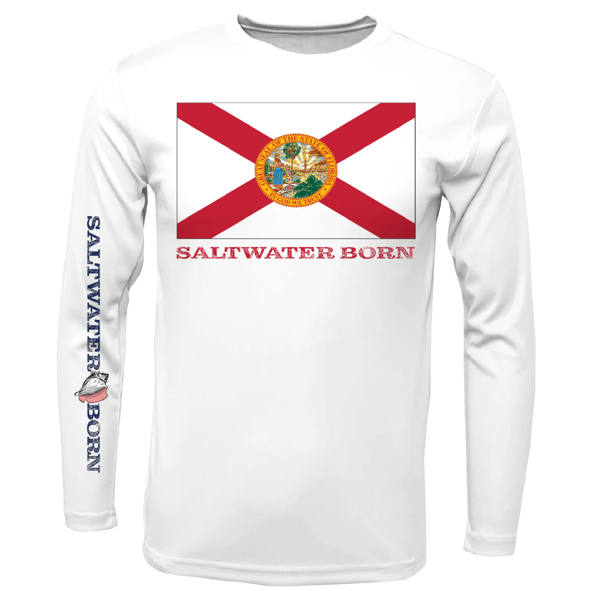 Key West, FL Florida Flag Long Sleeve UPF 50+ Dry-Fit Shirt - Image 7