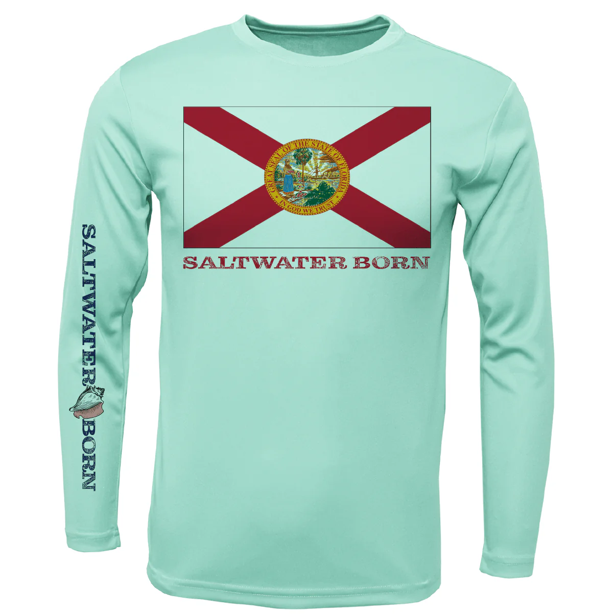 Key West, FL Florida Flag Long Sleeve UPF 50+ Dry-Fit Shirt - Image 9