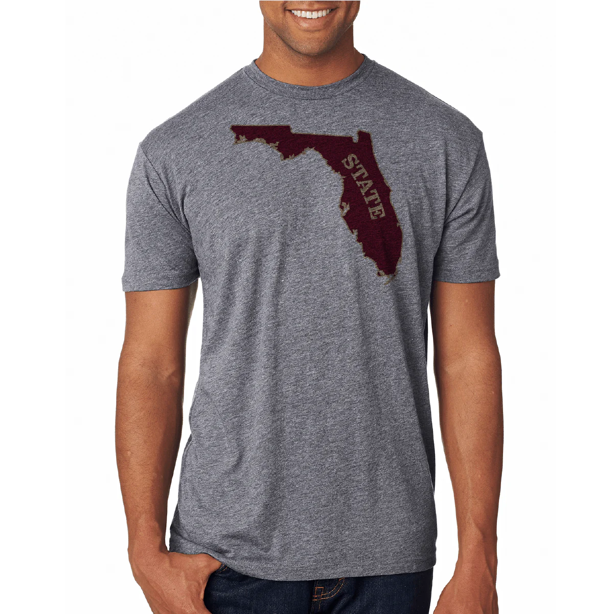 Key West, FL Garnet and Gold Soft Tee