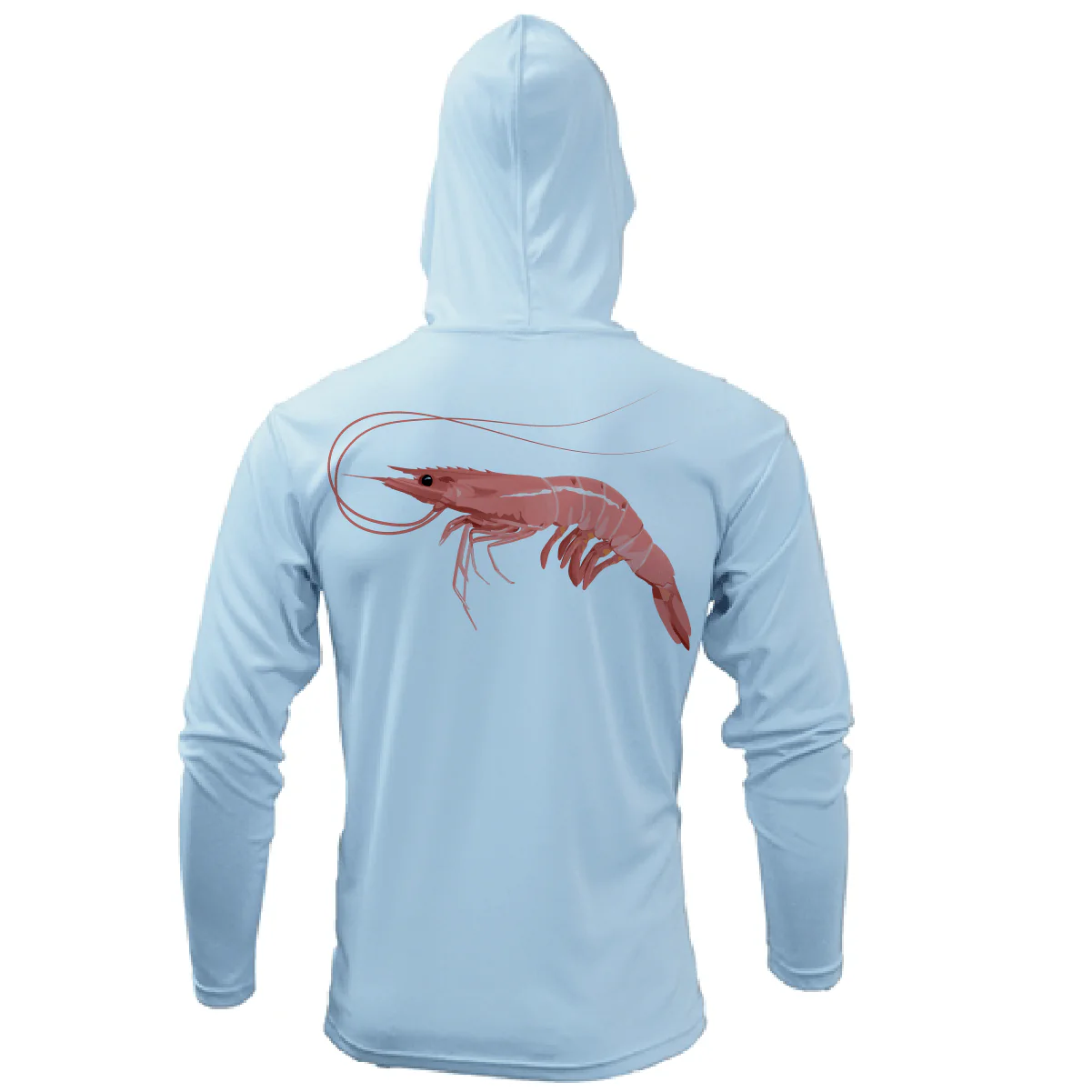 Key West, FL Jumbo Shrimp Long Sleeve UPF 50+ Dry-Fit Hoodie - Image 3