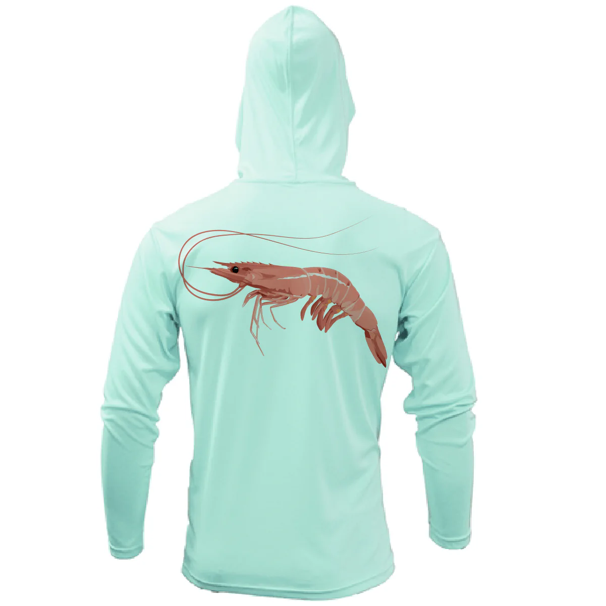 Key West, FL Jumbo Shrimp Long Sleeve UPF 50+ Dry-Fit Hoodie - Image 5