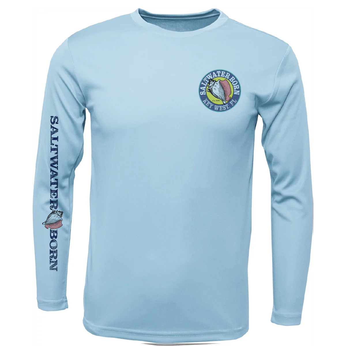 Key West, FL Jumbo Shrimp Long Sleeve UPF 50+ Dry-Fit Shirt - Image 4