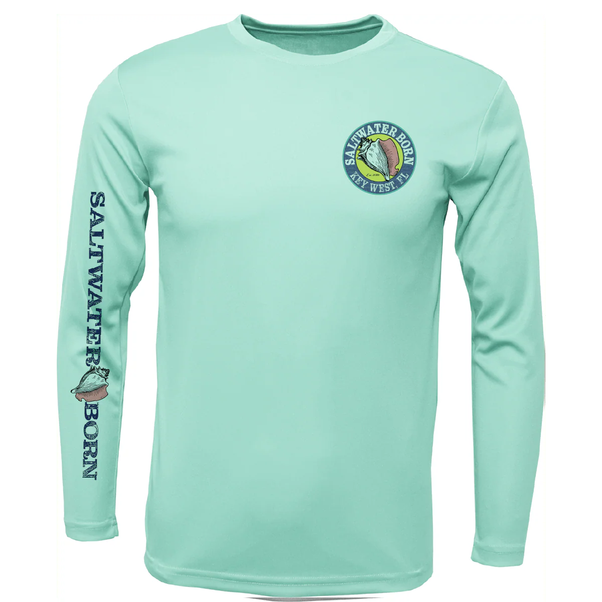 Key West, FL Jumbo Shrimp Long Sleeve UPF 50+ Dry-Fit Shirt - Image 8