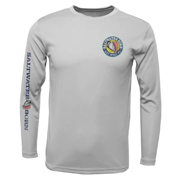 Key West, FL Kraken Boy's Long Sleeve UPF 50+ Dry-Fit Shirt - Image 2