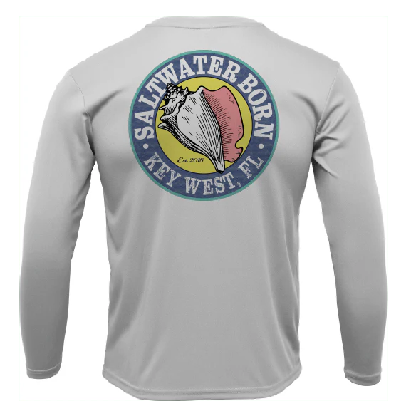 Key West, FL Mahi on Chest Long Sleeve UPF 50+ Dry-Fit Shirt - Image 10