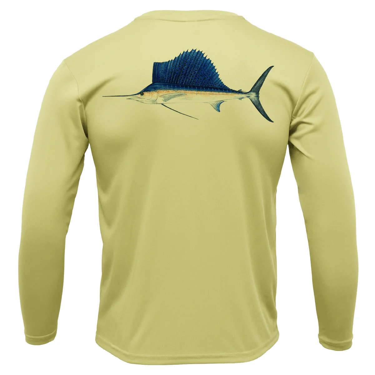 Key West, FL Sailfish Long Sleeve UPF 50+ Dry-Fit Shirt - Image 5
