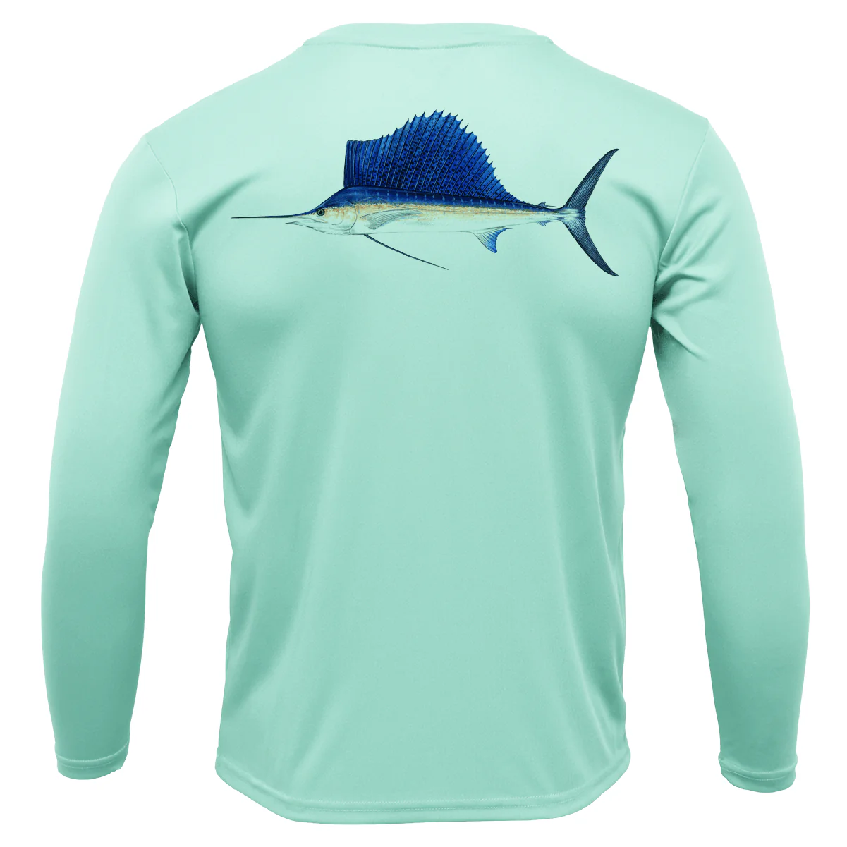 Key West, FL Sailfish Long Sleeve UPF 50+ Dry-Fit Shirt - Image 6