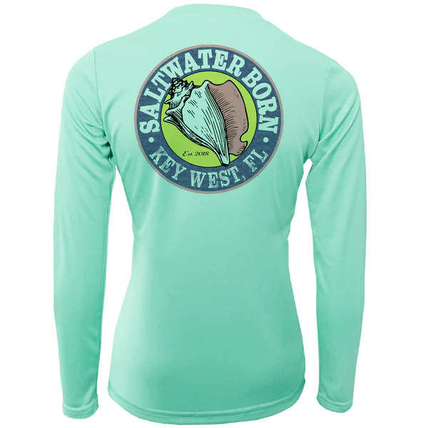 Key West, FL "Saltwater Heals Everything" Long Sleeve UPF 50+ Dry-Fit Shirt - Image 6