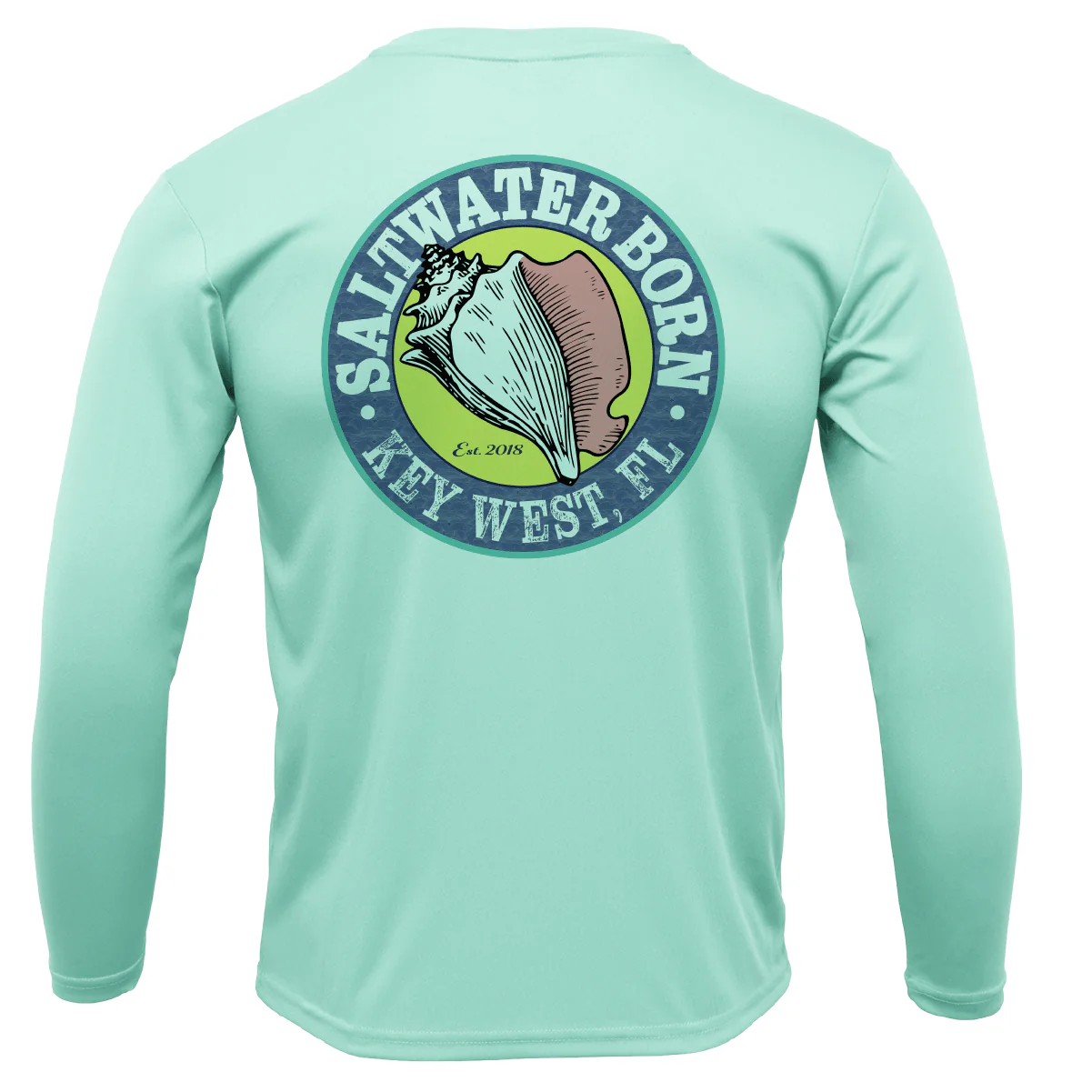 Key West, FL State of Florida Boy's Long Sleeve UPF 50+ Dry-Fit Shirt - Image 5