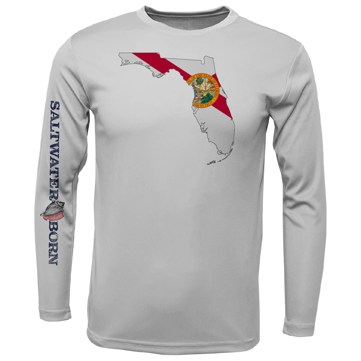 Key West, FL State of Florida Boy's Long Sleeve UPF 50+ Dry-Fit Shirt - Image 6