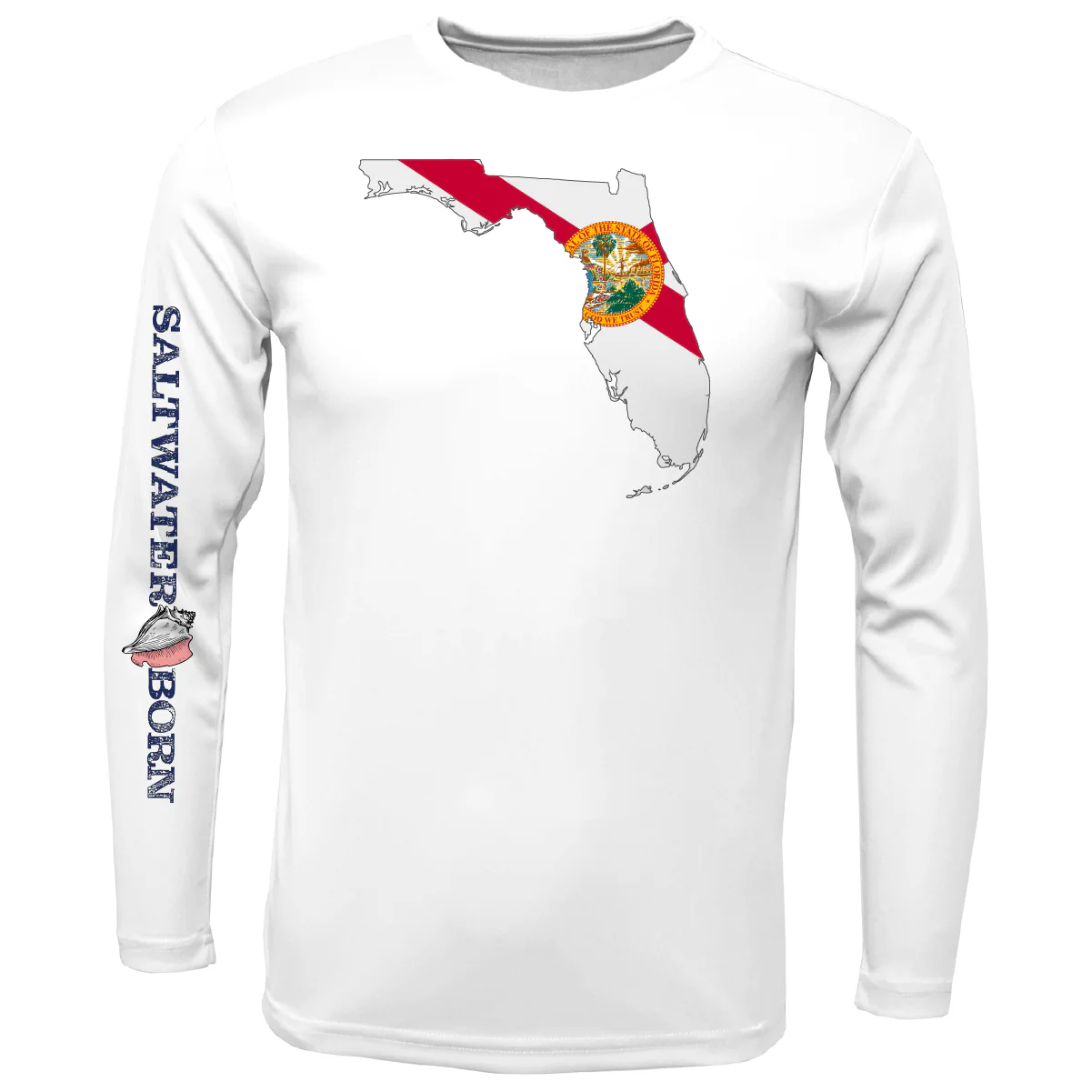 Key West, FL State of Florida Boy's Long Sleeve UPF 50+ Dry-Fit Shirt - Image 9
