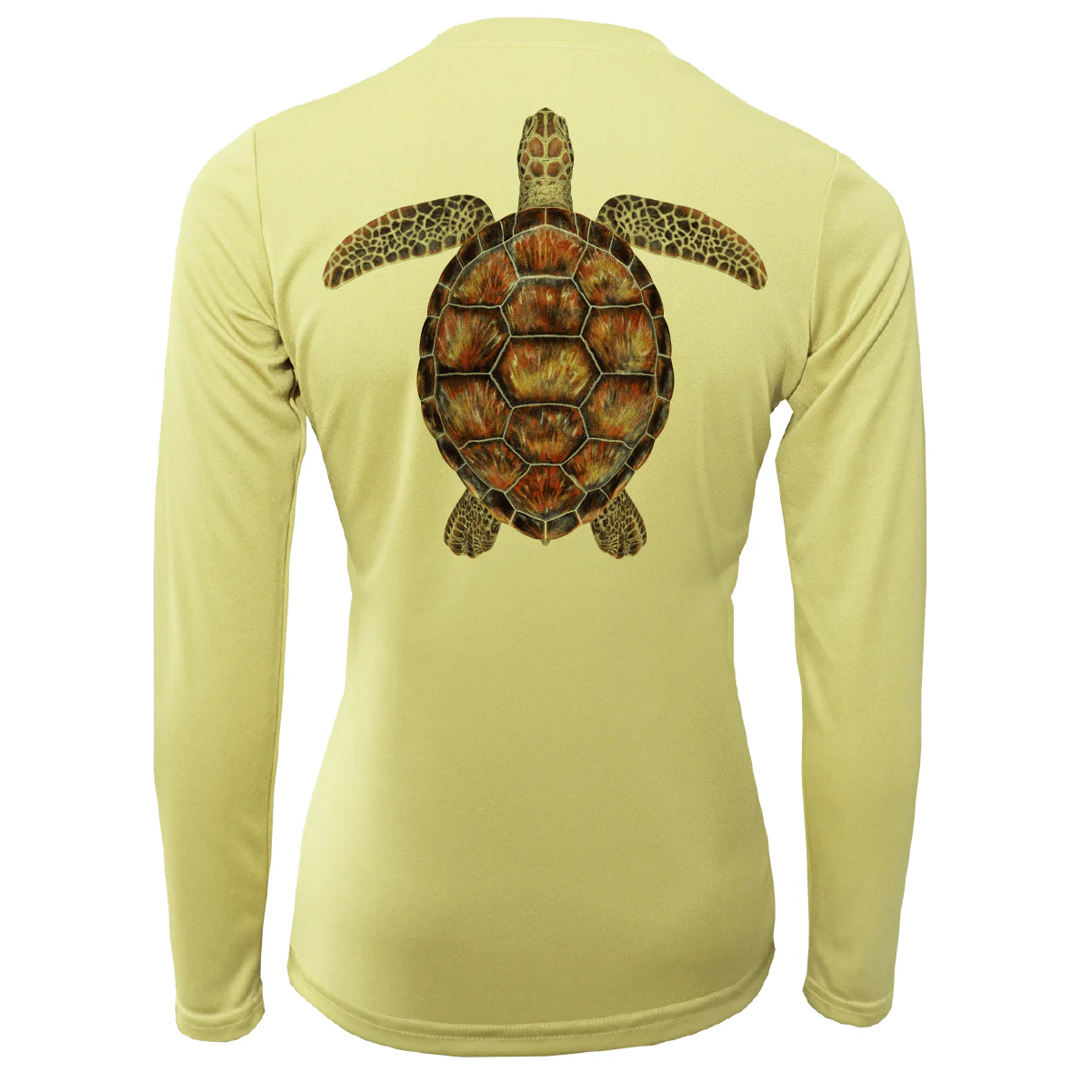 Key West Realistic Turtle Women's Long Sleeve UPF 50+ Dry-Fit Shirt - Image 11