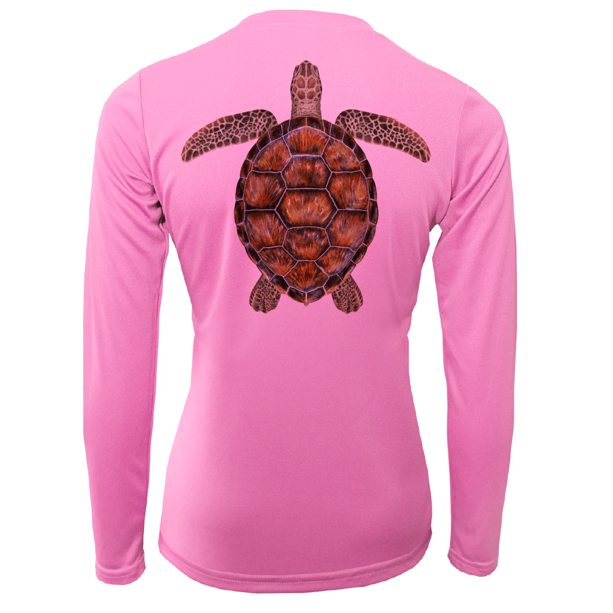 Key West Realistic Turtle Women's Long Sleeve UPF 50+ Dry-Fit Shirt - Image 7