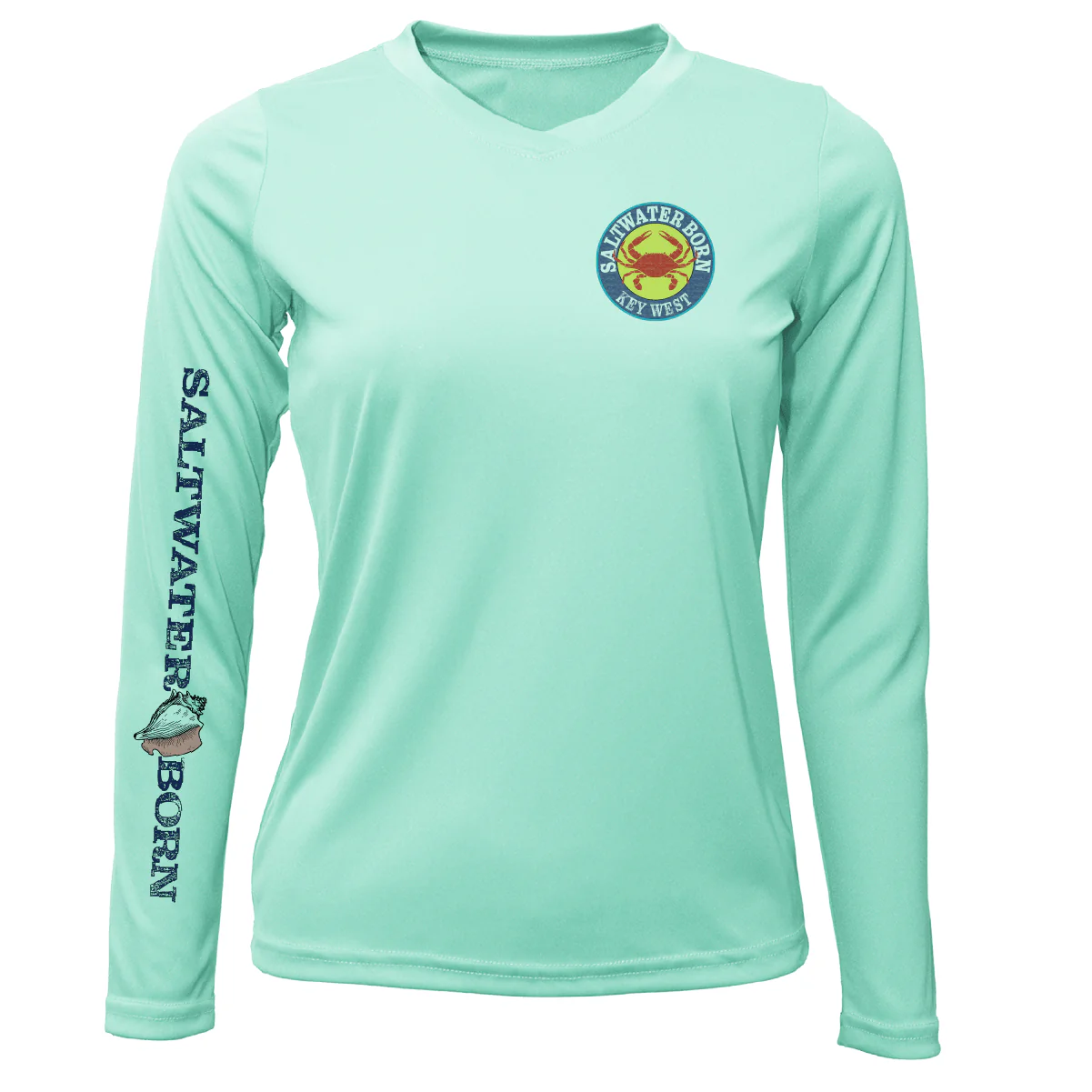 Key West Steamed Crab Women's Long Sleeve UPF 50+ Dry-Fit Shirt - Image 4