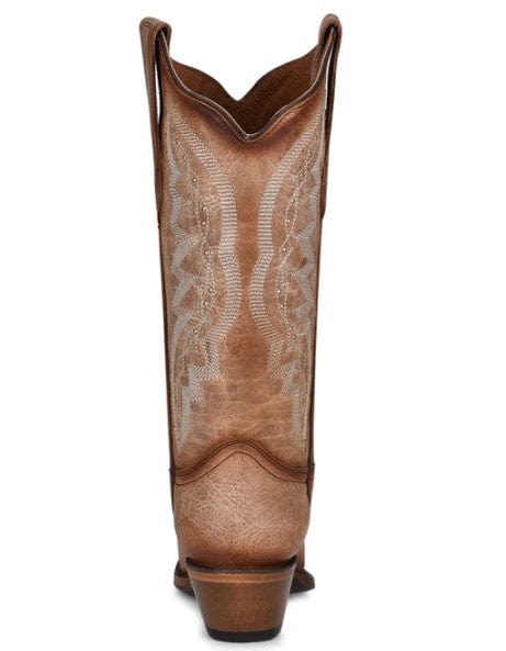 Circle G Women's Brown Embroidery and Studs Western Boots L2041 - Image 4