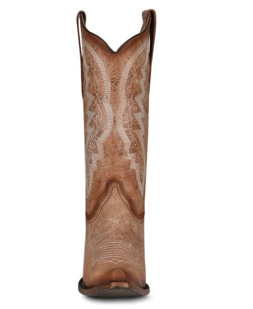 Circle G Women's Brown Embroidery and Studs Western Boots L2041 - Image 5