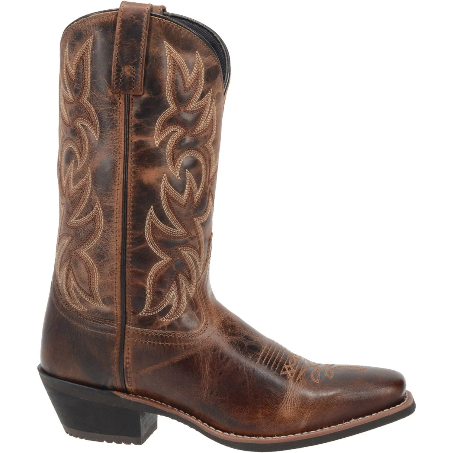 Laredo Men's Breakout Rust Leather Cowboy Boots 68354 - Image 7