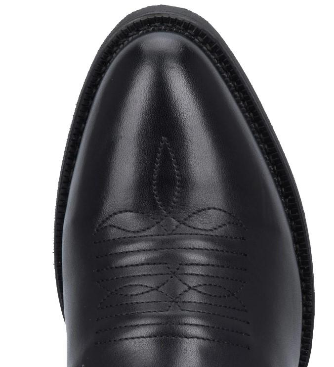 Laredo Men's Fletcher Black Leather Ankle Boots 62070 - Image 5