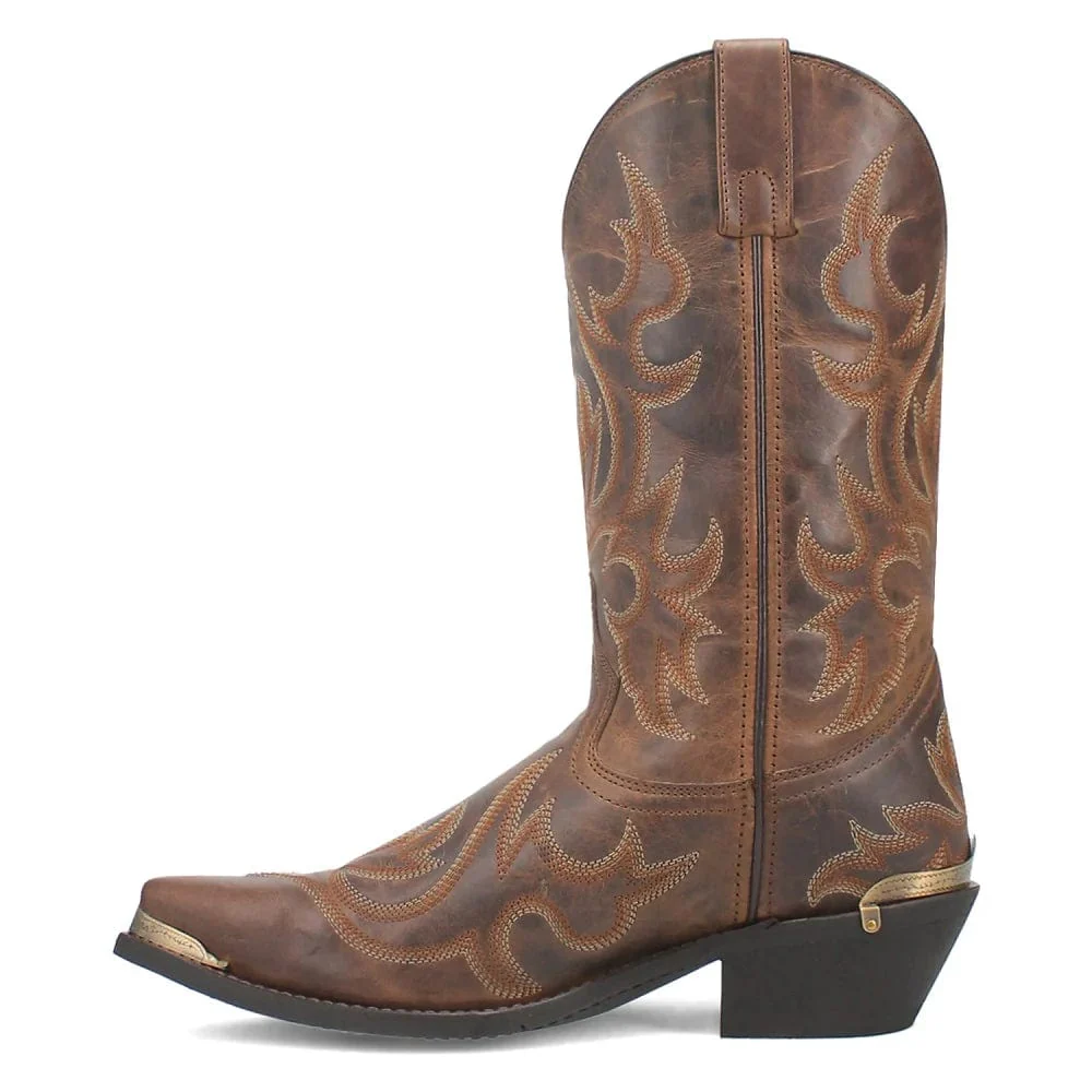 Laredo Men's Jameson Tan Snip Toe Western Boots 68549 - Image 3