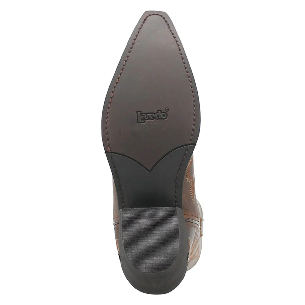 Laredo Men's Jameson Tan Snip Toe Western Boots 68549 - Image 5
