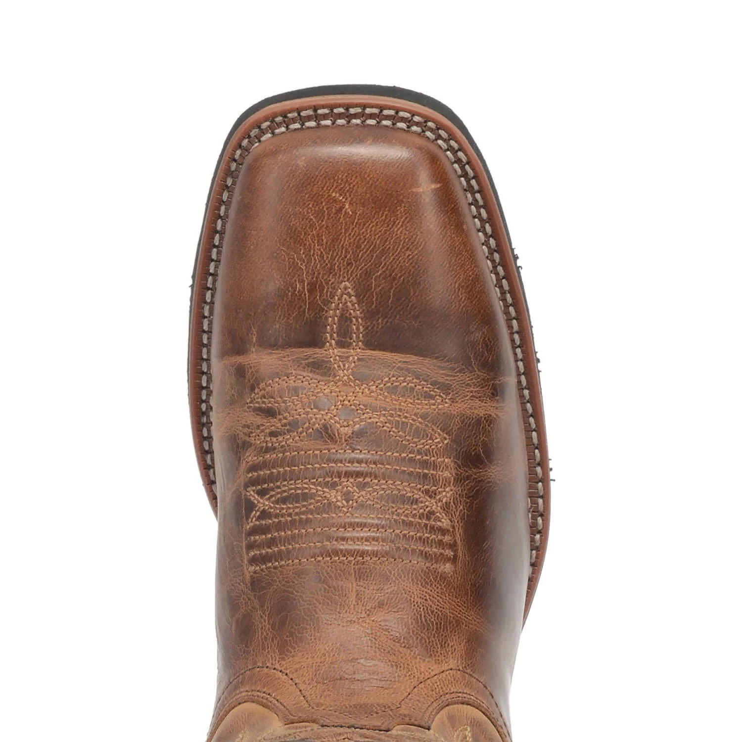 Laredo Men's Kane Distressed Tan Cowboy Boots 7812 - Image 3