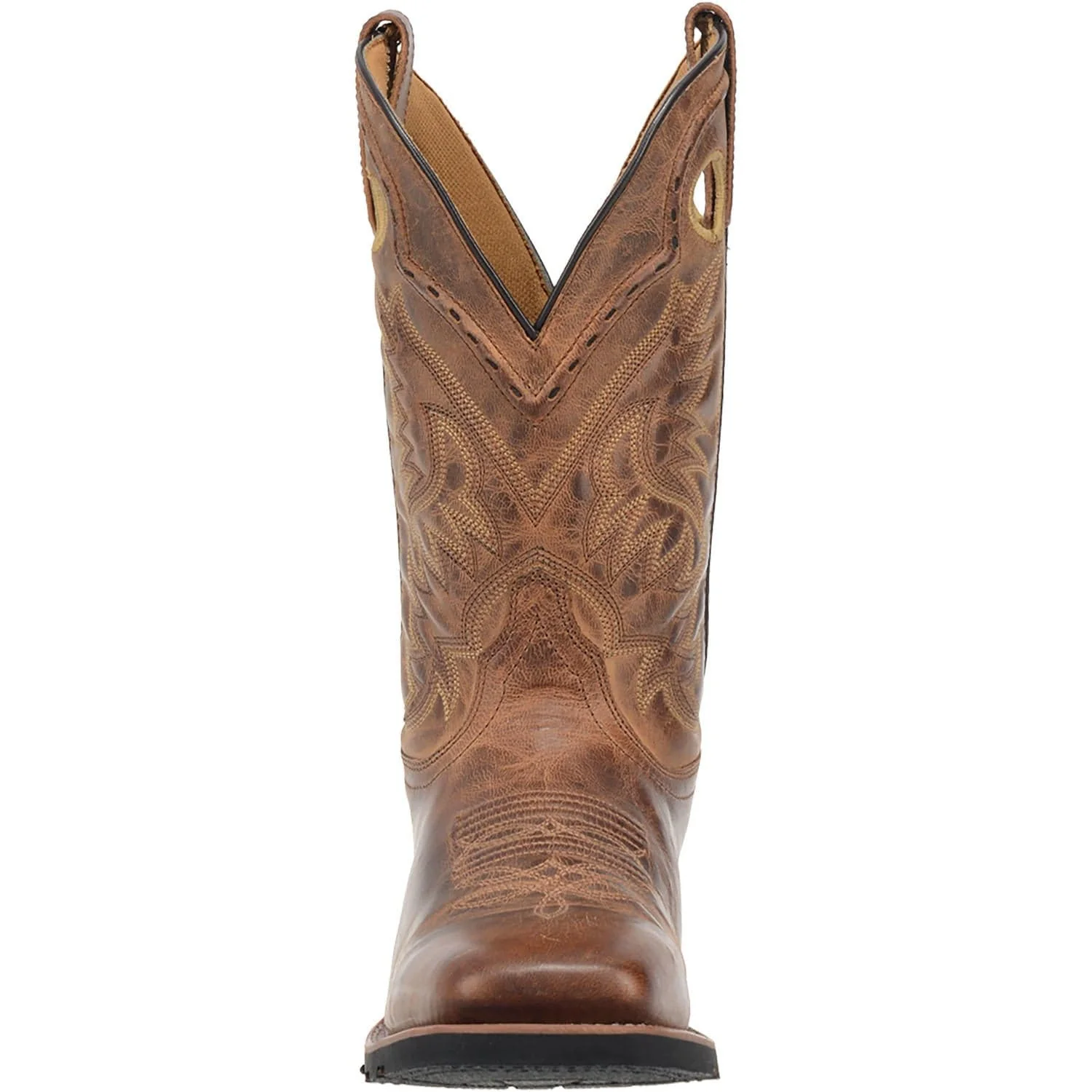 Laredo Men's Kane Distressed Tan Cowboy Boots 7812 - Image 4