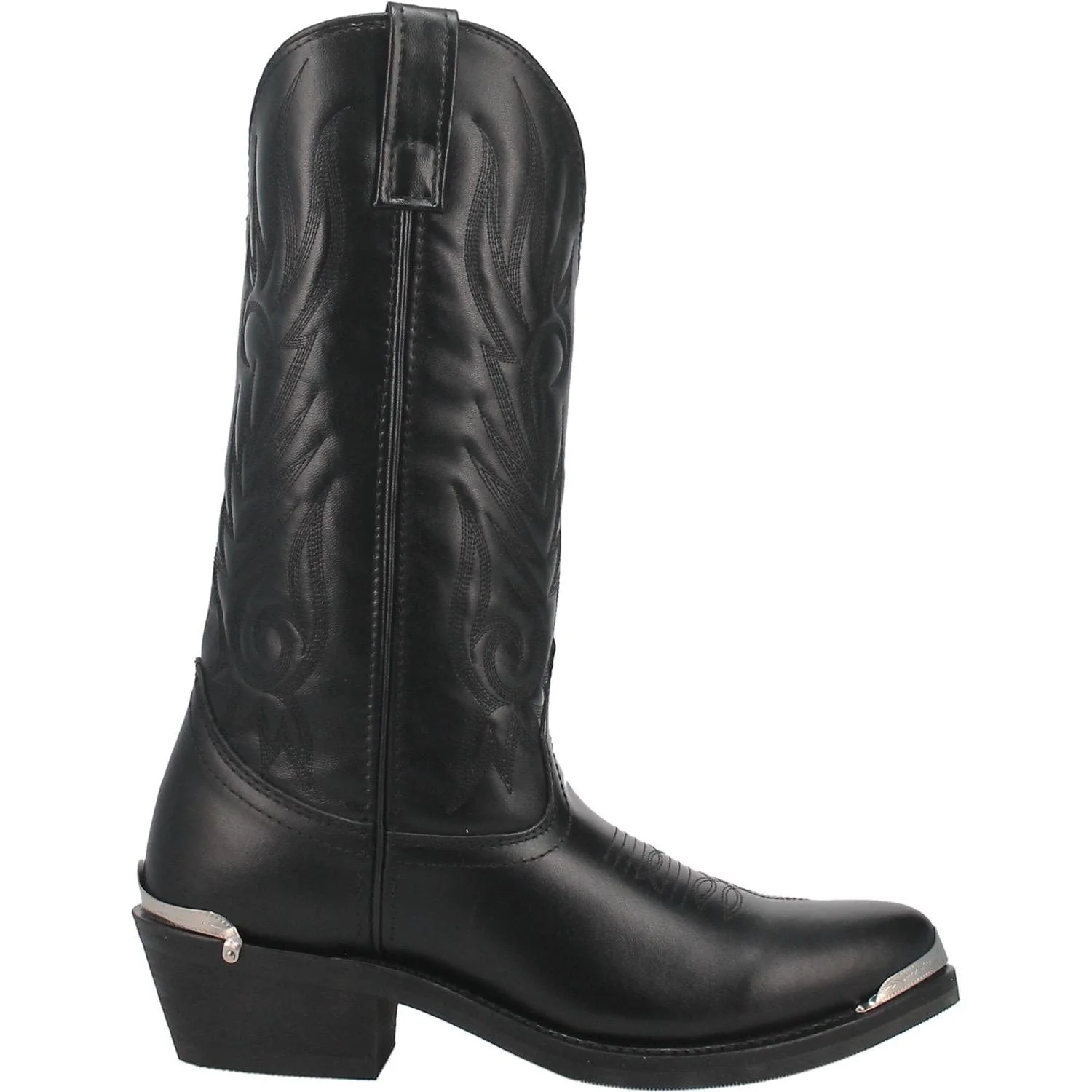 Laredo Men's McComb Black Leather Cowboy Boots 12621 - Image 7