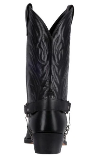 Laredo Men's Tallahassee Black J Toe Western Boots 6770 - Image 6