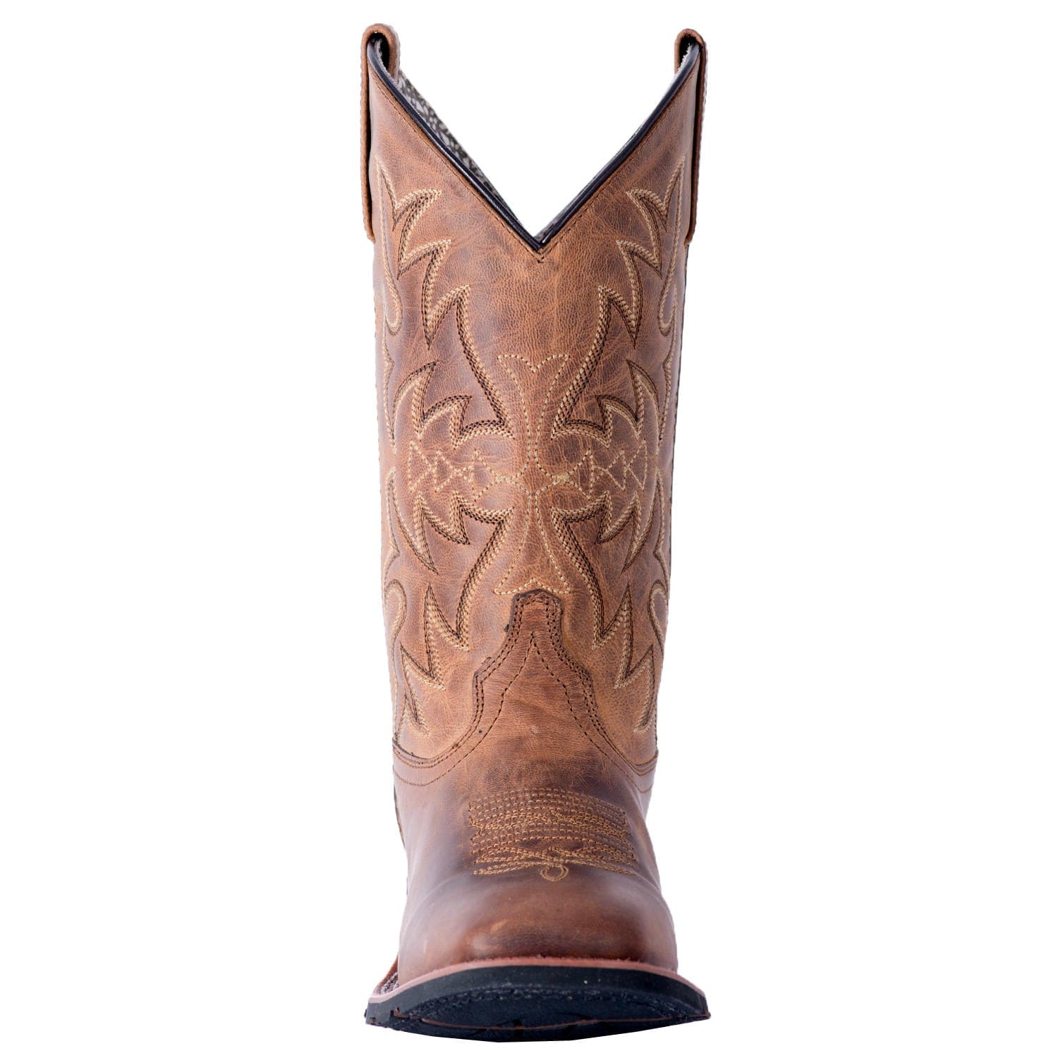 Laredo Women's Anita Tan Leather Cowgirl Boots 5602 - Image 5
