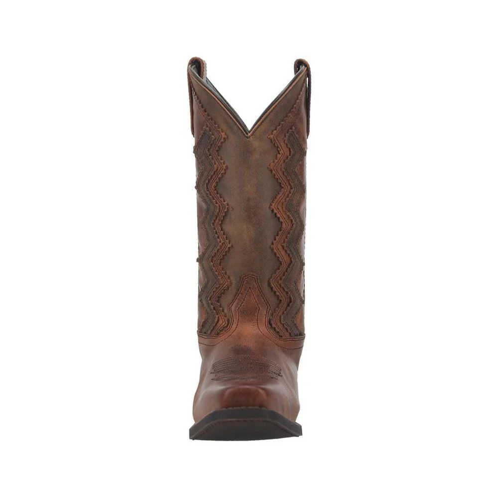 Laredo Women's Audrey Snip Toe Tan Leather Boots 51168 - Image 3