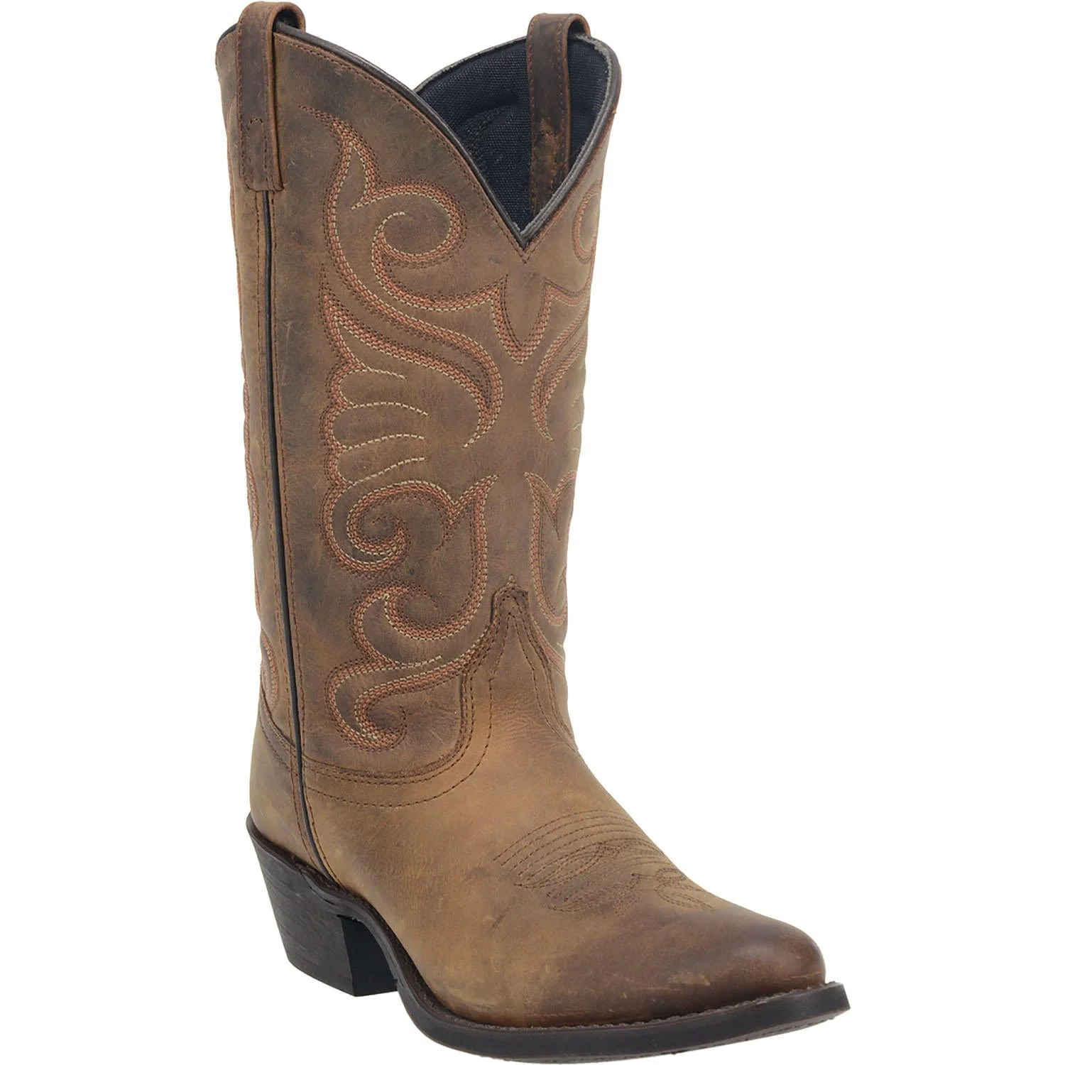 Laredo Women's Bridget Tan Leather Cowgirl Boots 51084