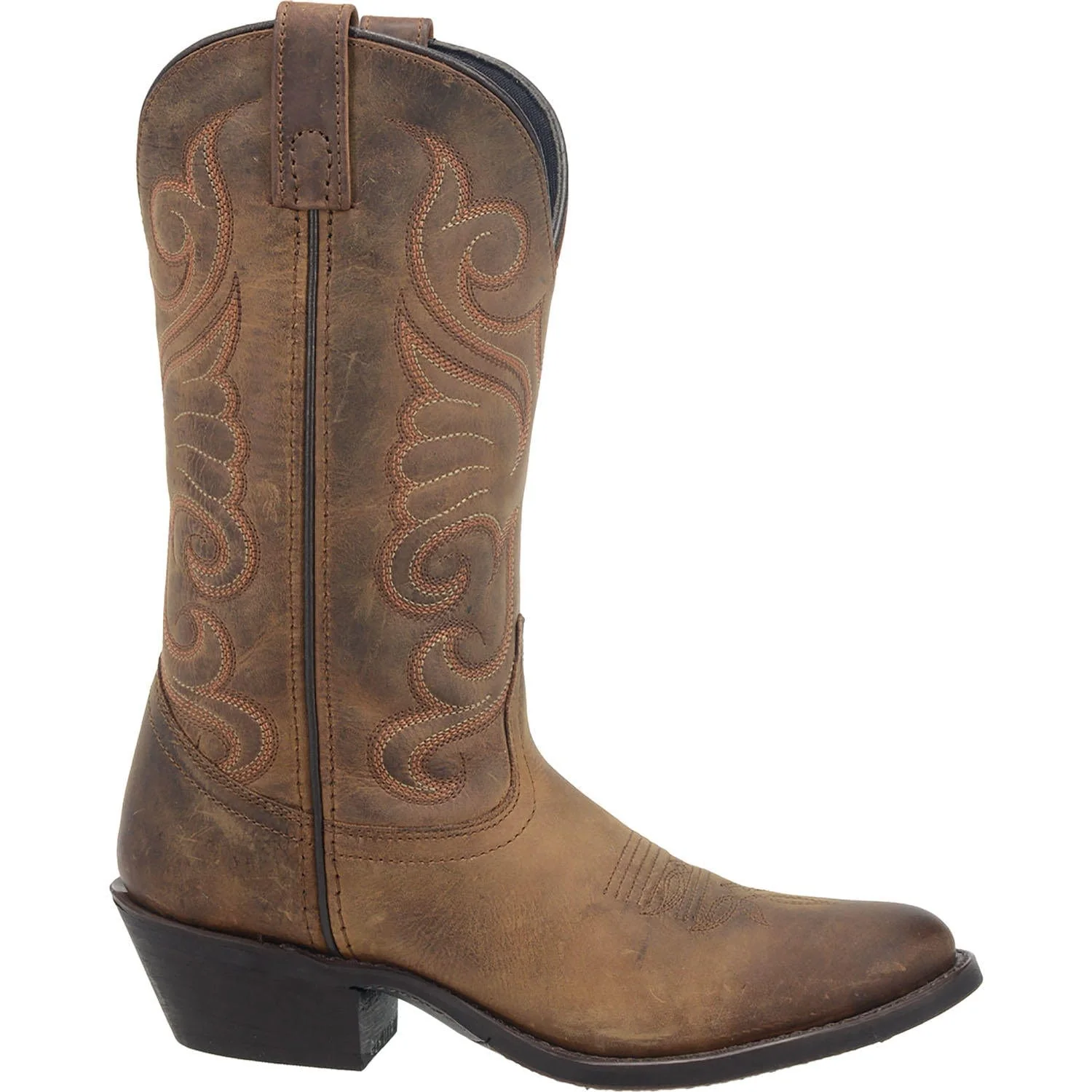 Laredo Women's Bridget Tan Leather Cowgirl Boots 51084 - Image 2