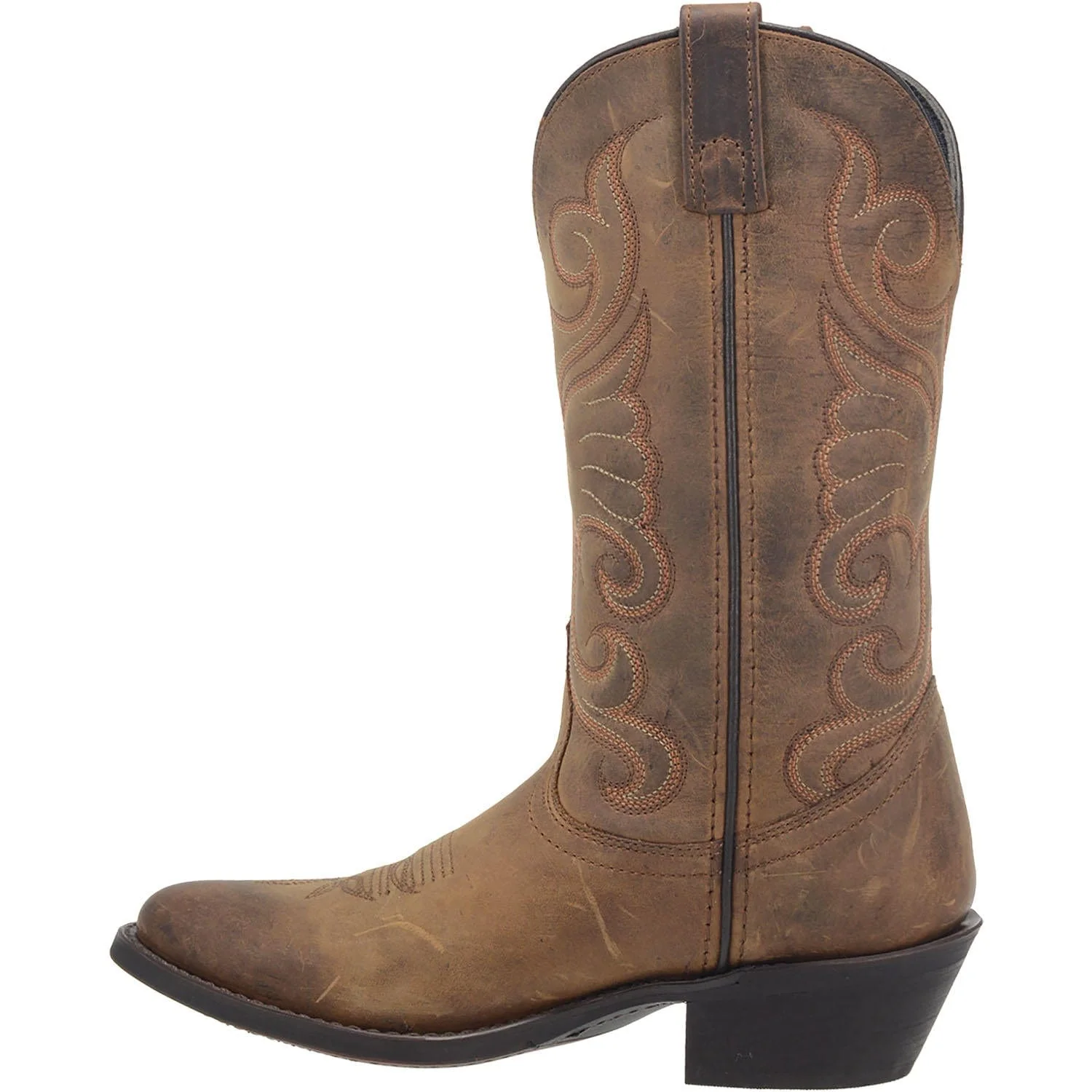 Laredo Women's Bridget Tan Leather Cowgirl Boots 51084 - Image 6