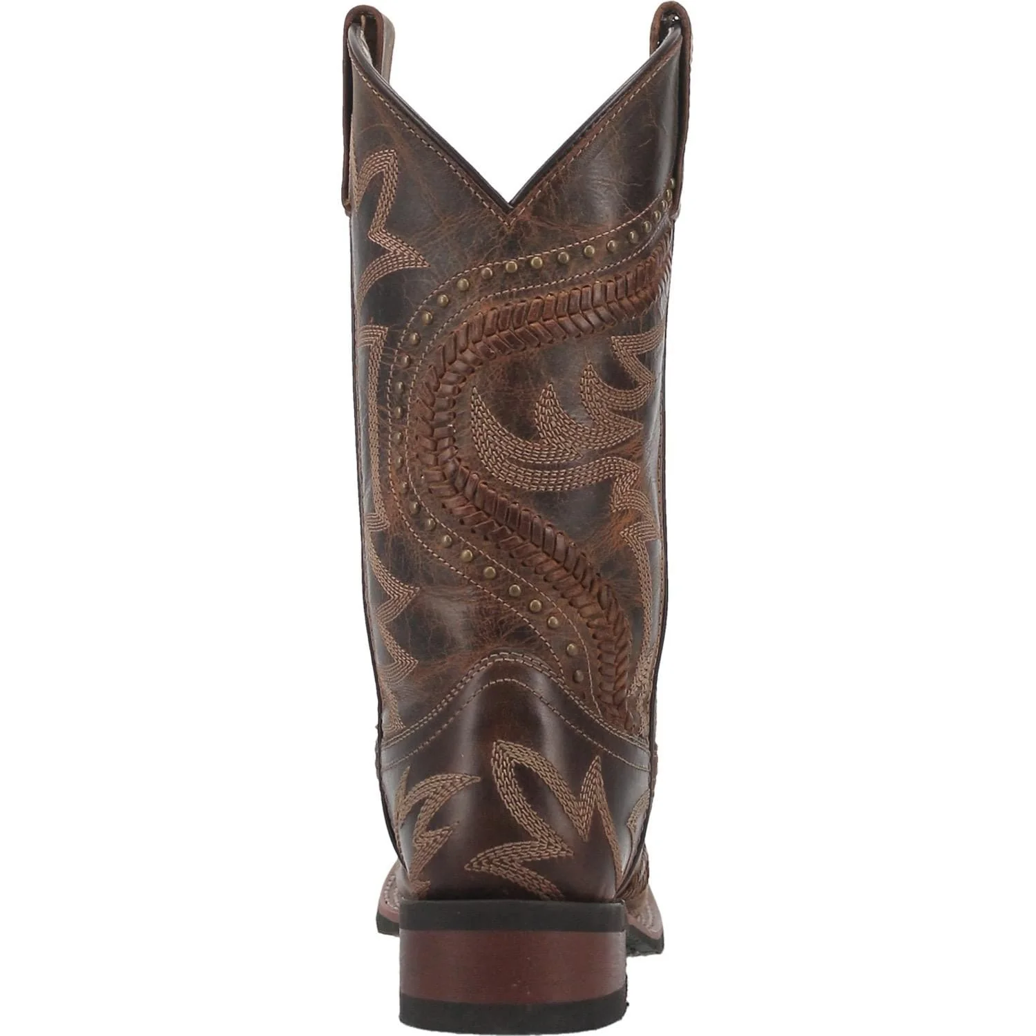 Laredo Women's Charli Brown Bucklace Studded Western Boots 5893 - Image 5