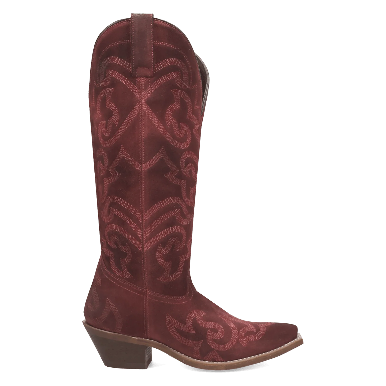 Laredo Women's Dark Red Sierra Rose Tall Western Boots 20049 - Image 2