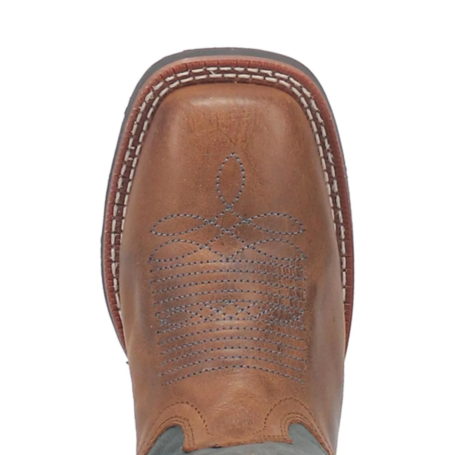 Laredo Women's Early Star Tan Leather Cowgirl Boots 5897 - Image 2
