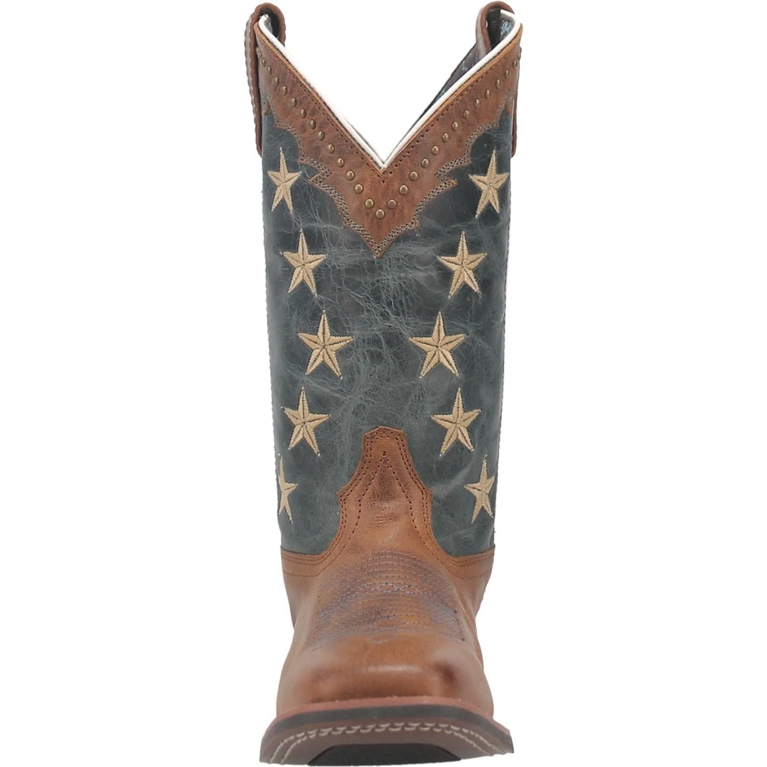 Laredo Women's Early Star Tan Leather Cowgirl Boots 5897 - Image 3
